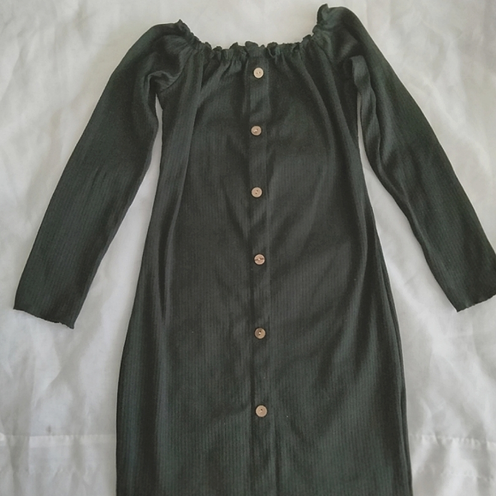 Black Off-The-Shoulder Dress